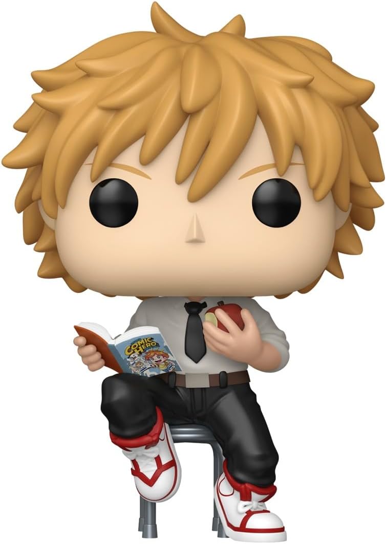 Funko Pop! Readers: Chainsaw Man - Denji | Goodies Officiels - Figurine Vinyle à Collectionner et Déco Étagère - Idée Cadeau Anniversaire pour Fans et Collectionneurs