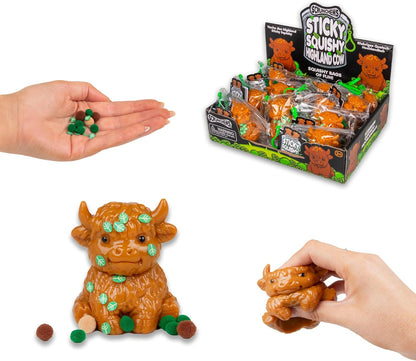 Scrunchems - Sticky Squishy Highland Cow (39165)
