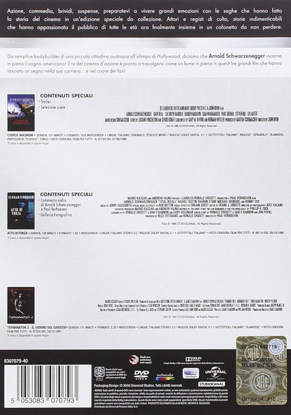 Arnold Schwarzenegger Trilogia (3 DVD