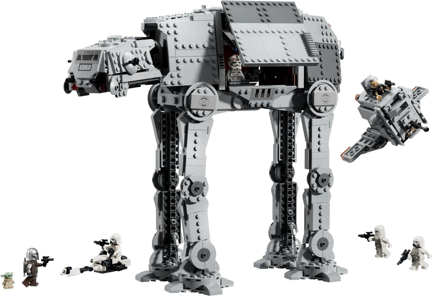 LEGO Star Wars 75454 Imperial Remnant AT-AT met INT-4 - Bouwpakket voor Kinderen met Voertuigen en 7 Personages Incl. de Mandalorian en Grogu - Cadeau voor Jongens, Meisjes en Fans vanaf 10 Jaar