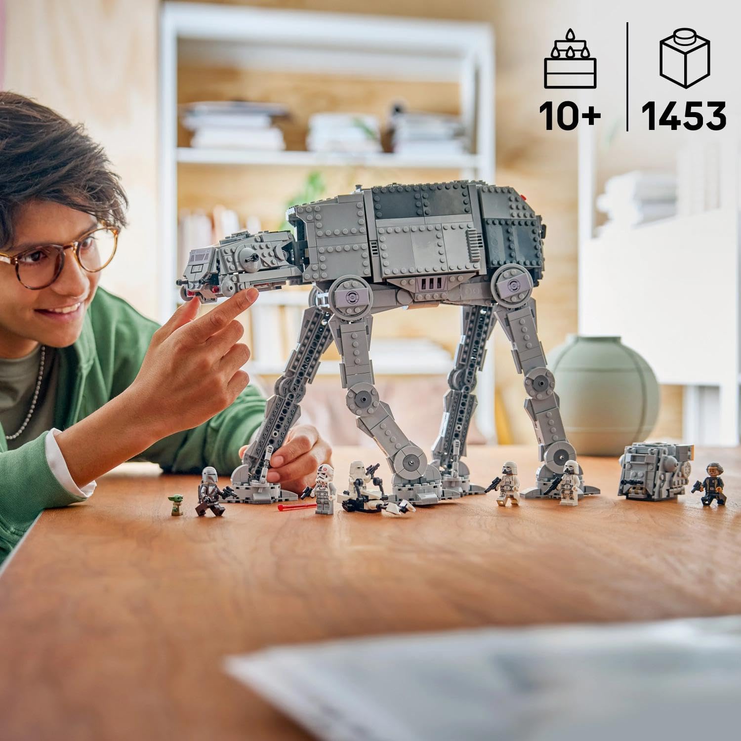 LEGO Star Wars 75454 Imperial Remnant AT-AT met INT-4 - Bouwpakket voor Kinderen met Voertuigen en 7 Personages Incl. de Mandalorian en Grogu - Cadeau voor Jongens, Meisjes en Fans vanaf 10 Jaar