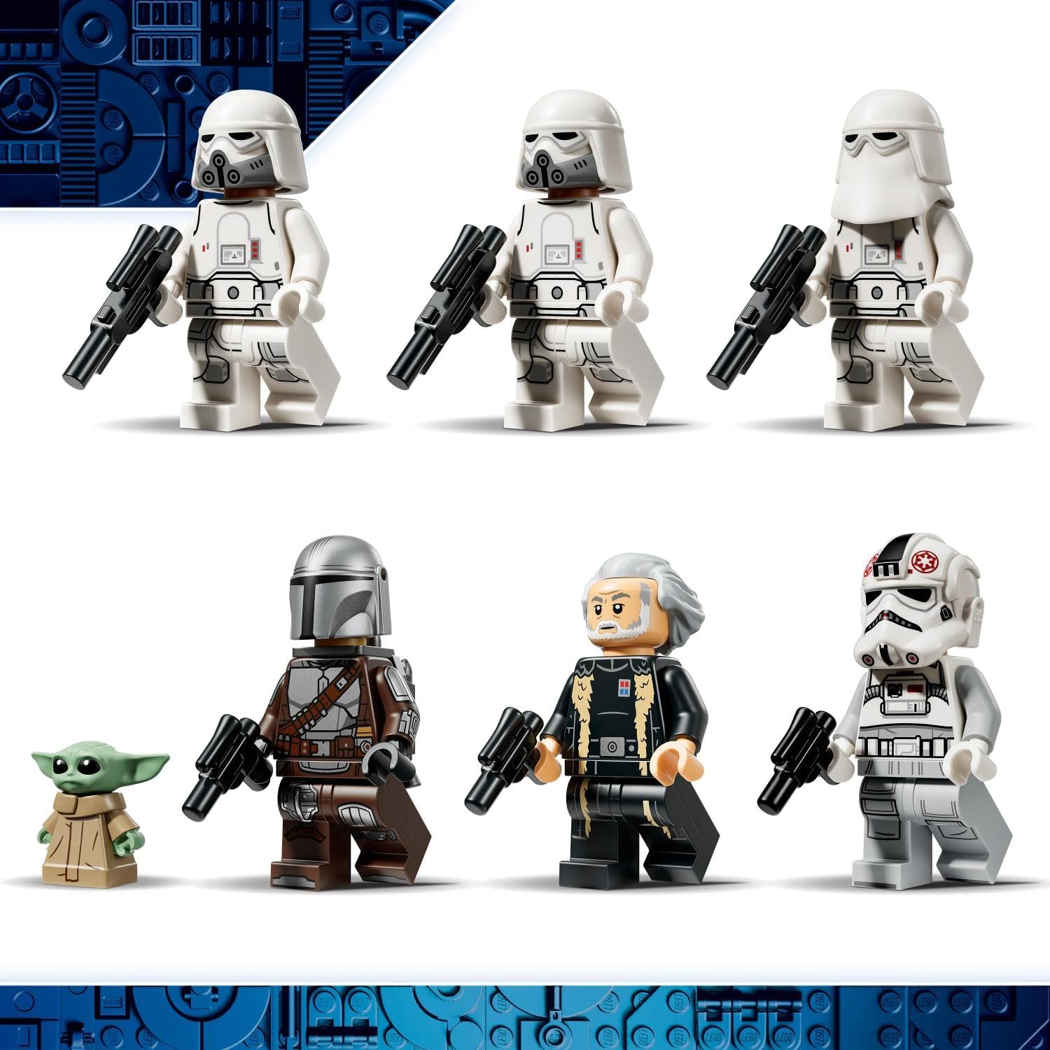 LEGO Star Wars 75454 Imperial Remnant AT-AT met INT-4 - Bouwpakket voor Kinderen met Voertuigen en 7 Personages Incl. de Mandalorian en Grogu - Cadeau voor Jongens, Meisjes en Fans vanaf 10 Jaar