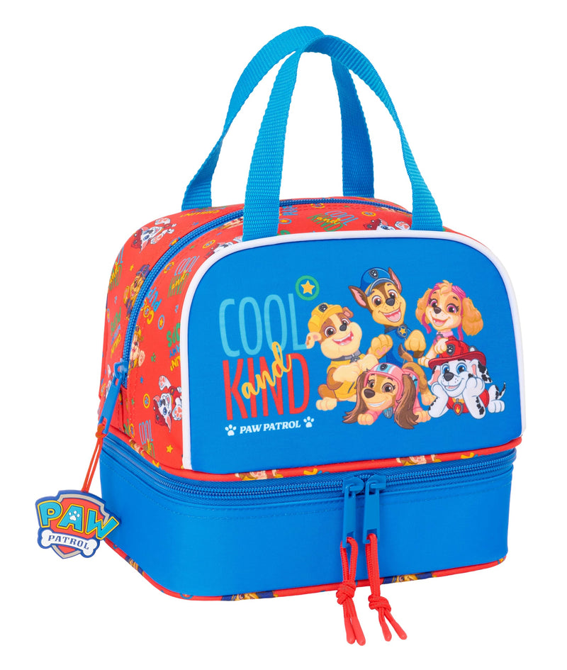 PAW PATROL COOL – Lunch Box, Pencil Case, Quality and Maximum Resistance, Meal Holder, Recreation, Snack and Breakfast, 20 x 15 x 20 cm, Red/Blue, M, Casual