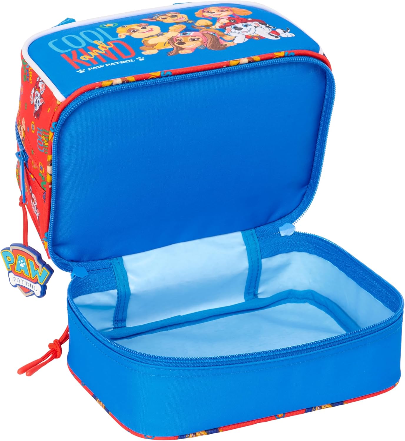 PAW PATROL COOL – Lunch Box, Pencil Case, Quality and Maximum Resistance, Meal Holder, Recreation, Snack and Breakfast, 20 x 15 x 20 cm, Red/Blue, M, Casual
