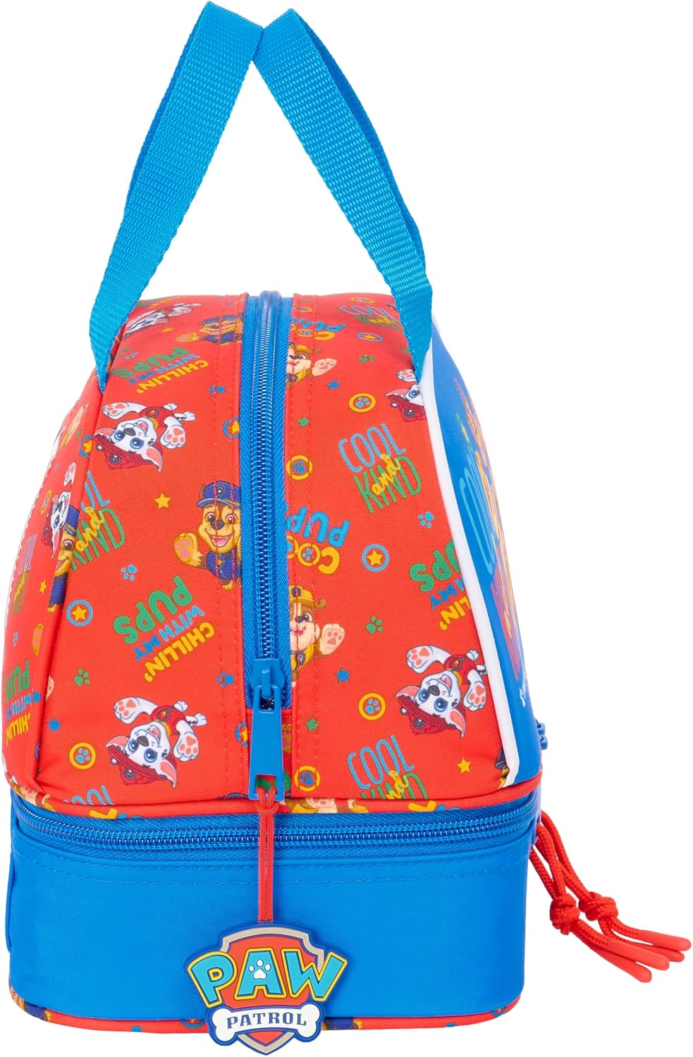 PAW PATROL COOL – Lunch Box, Pencil Case, Quality and Maximum Resistance, Meal Holder, Recreation, Snack and Breakfast, 20 x 15 x 20 cm, Red/Blue, M, Casual
