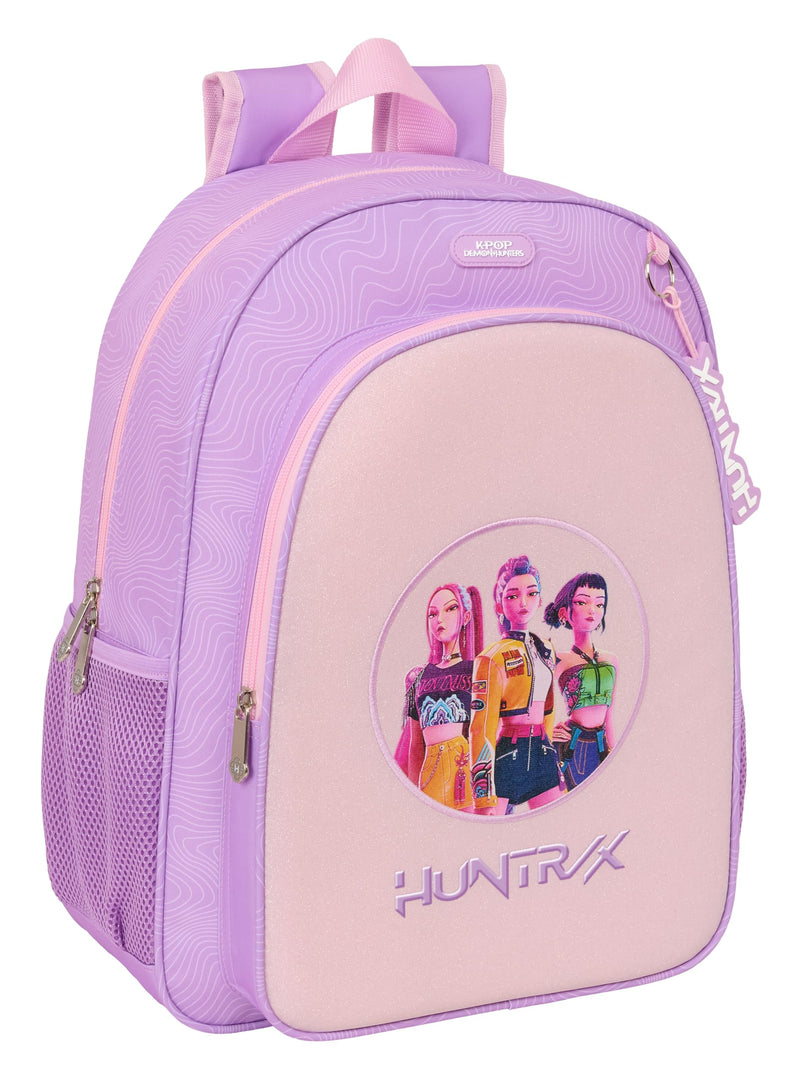 K-POP Demon Hunters – ICONIC – Children's School Backpack, Children's Backpack, Adaptable to Trolley, Ideal for School Children, Comfortable and Versatile, Resistance, 33 x 14 x 42 cm