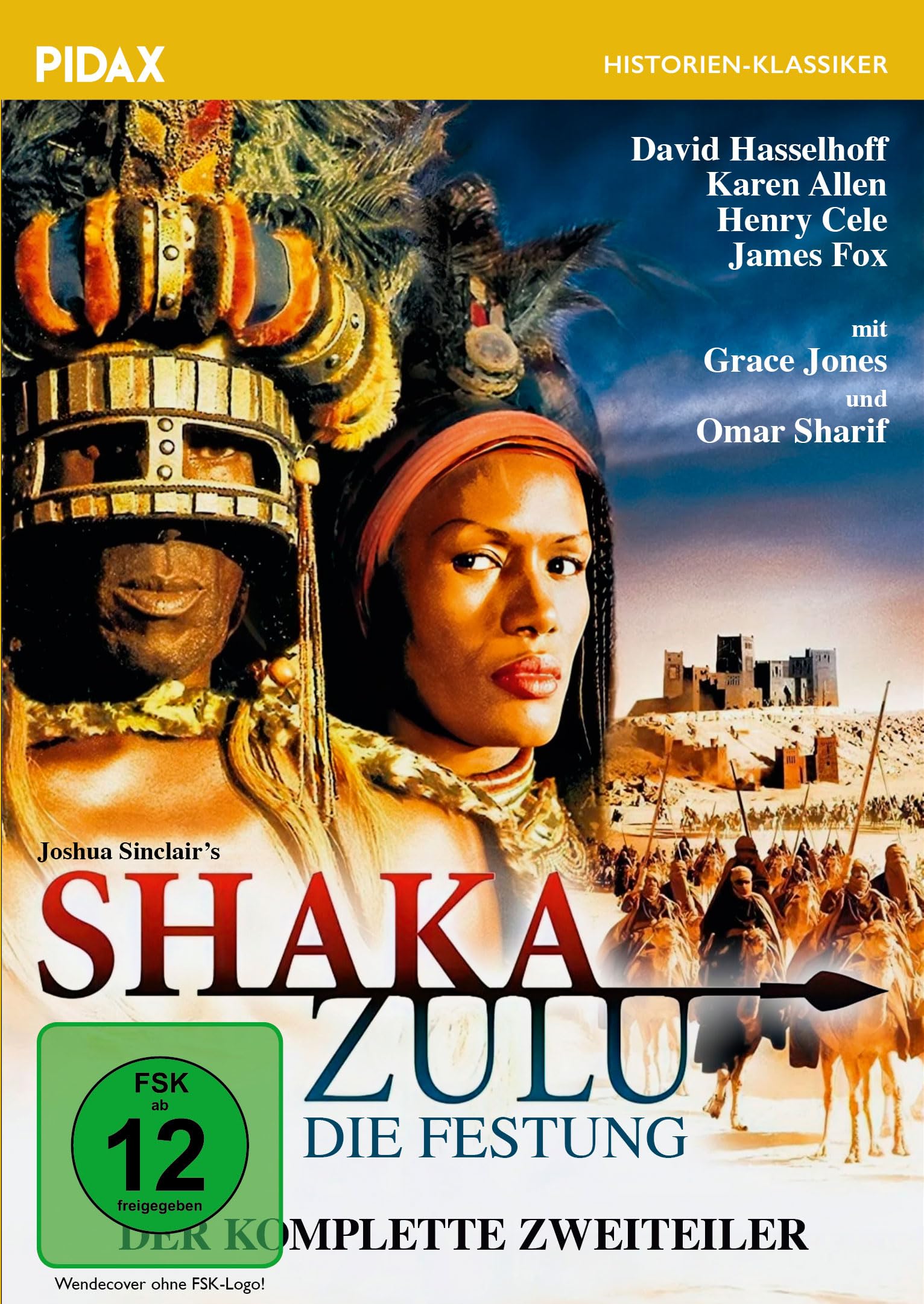 Shaka Zulu - Die Festung / Der komplette 2-Teiler mit Starbesetzung (Pidax Historien-Klassiker