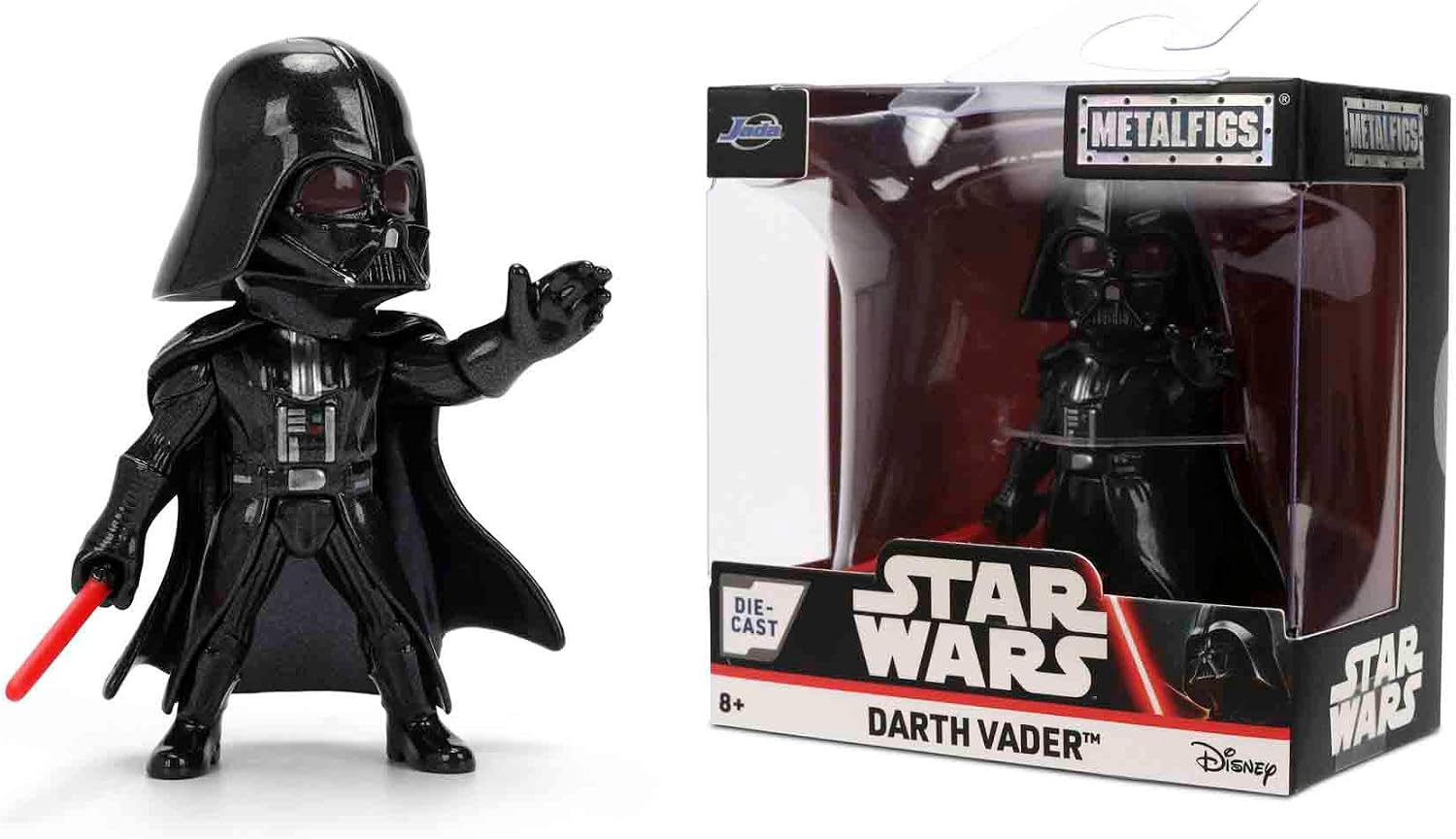 Jada Toys Star Wars Figure (1 Piece) - 1 of 4 Star Wars Metal Collectible Figures for Film Fans and Collectors Ages 8 and up, Random Selection, Approximately 6.5 cm