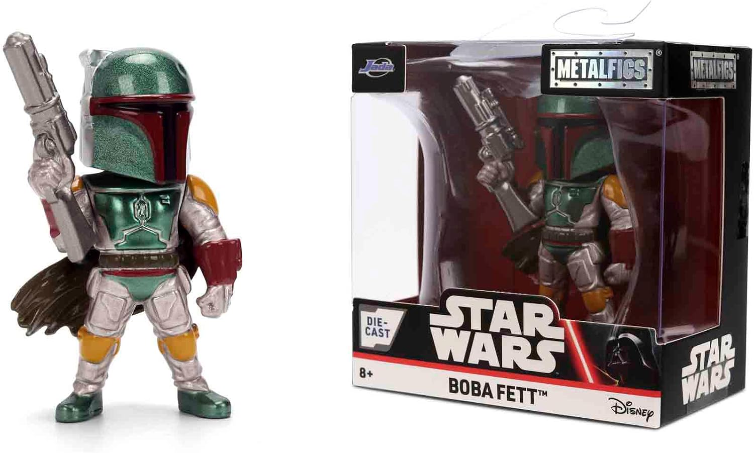 Jada Toys Star Wars Figure (1 Piece) - 1 of 4 Star Wars Metal Collectible Figures for Film Fans and Collectors Ages 8 and up, Random Selection, Approximately 6.5 cm