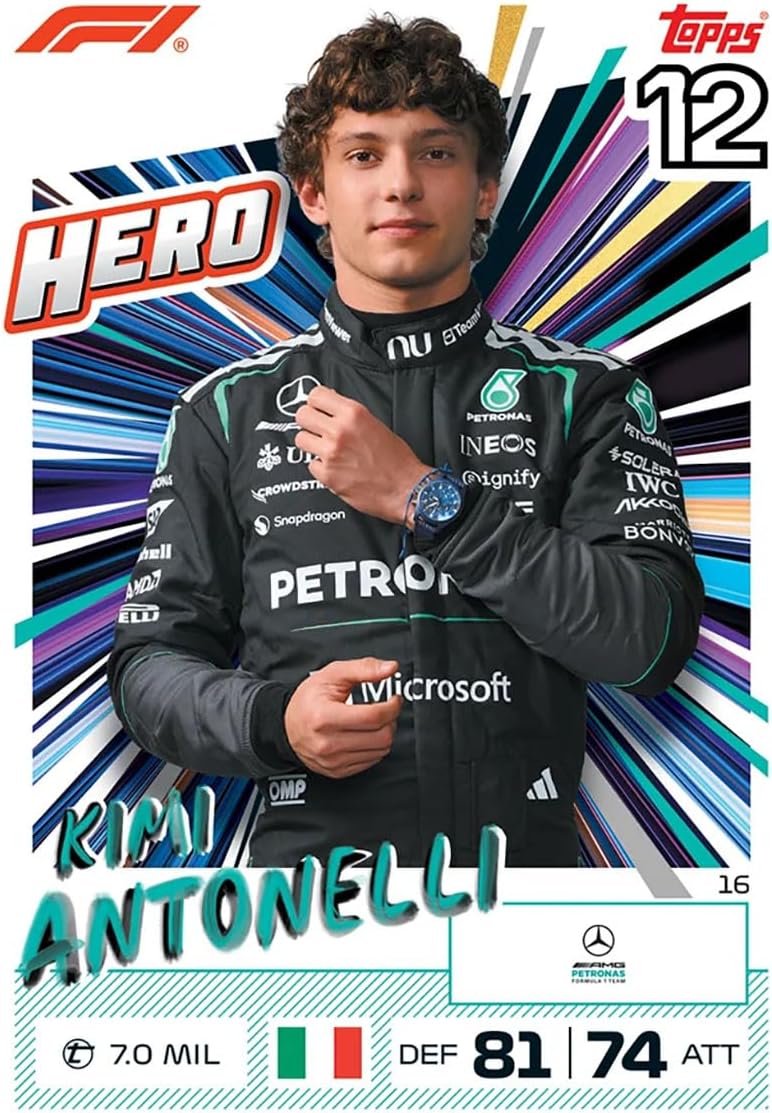 Topps Turbo Attax F1 2026 Officiële ruilkaartspelpakket | Formule 1 2026 Turbo Attax