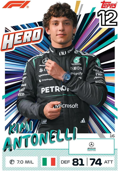 Topps Turbo Attax F1 2026 Officiële ruilkaartspelpakket | Formule 1 2026 Turbo Attax