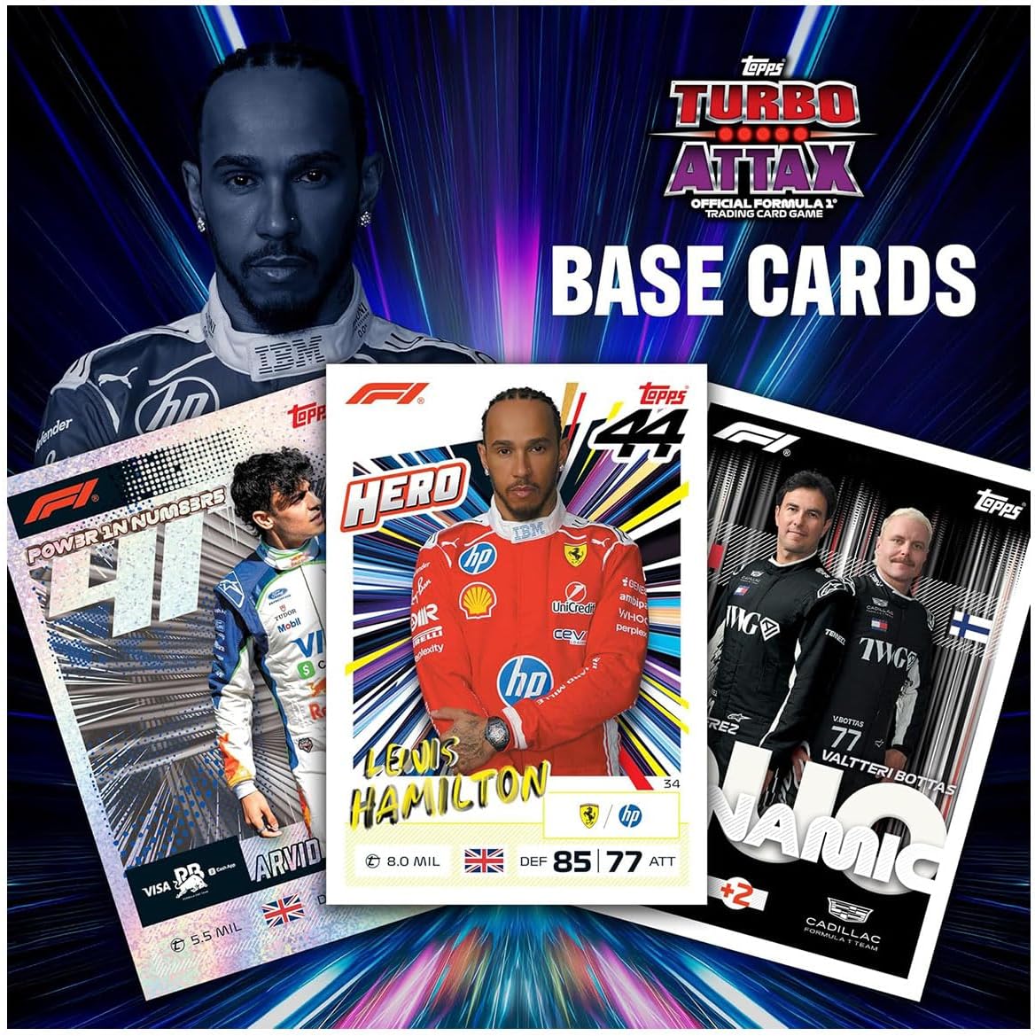 Topps Turbo Attax F1 2026 Officiële ruilkaartspelpakket | Formule 1 2026 Turbo Attax
