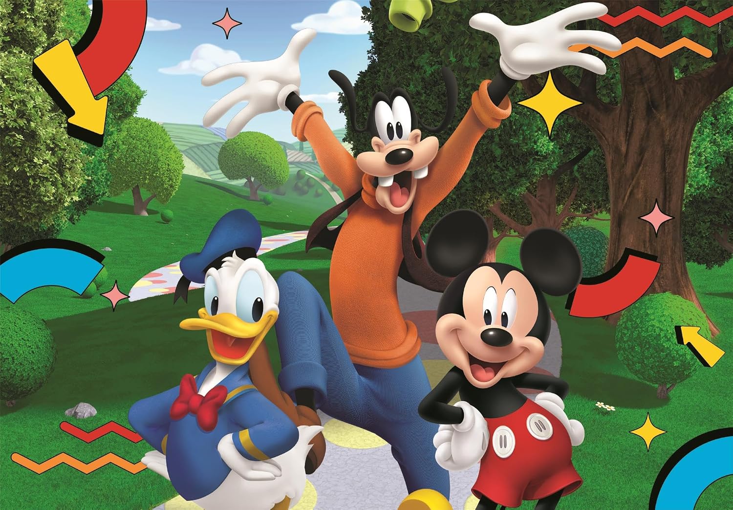 CLEMENTONI PZL 104 MAXI MICKEY MOUSE CLUB HOUSE 20-25018