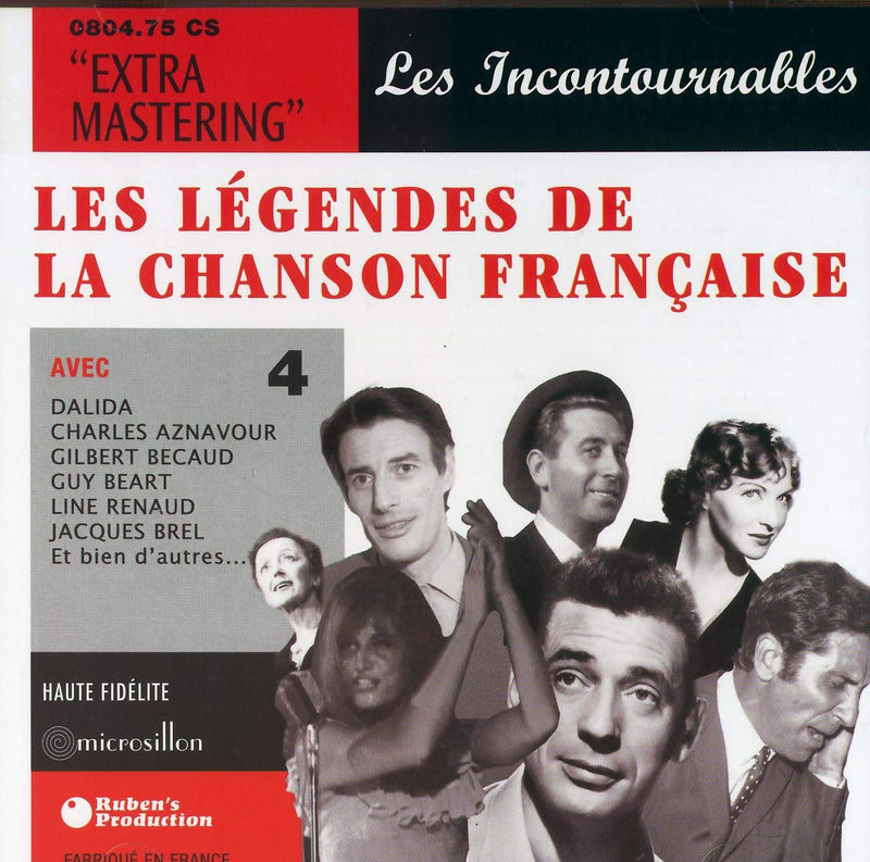 LEGENDES CHANSON FRANC. V4-CD