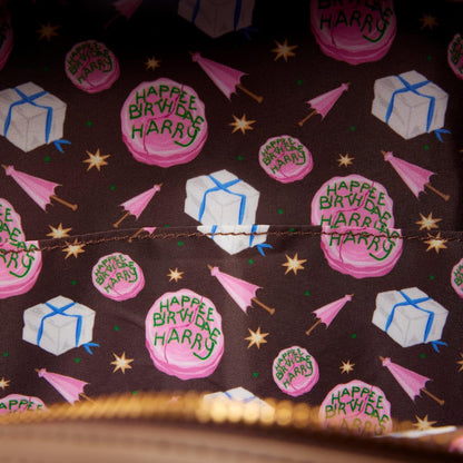 Loungefly Warner Bros.: Harry Potter - Hagrid - Birthday Cake - Mini Backpack with Coin Bag - Collectible Bags
