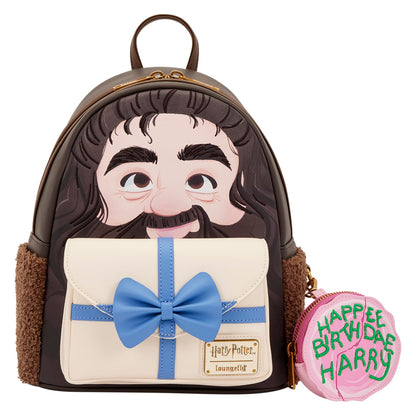 Loungefly Warner Bros.: Harry Potter - Hagrid - Birthday Cake - Mini Backpack with Coin Bag - Collectible Bags
