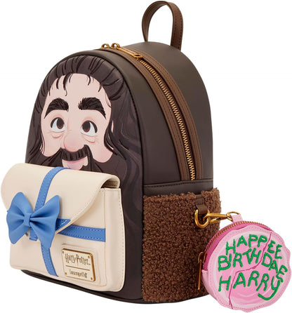 Loungefly Warner Bros.: Harry Potter - Hagrid - Birthday Cake - Mini Backpack with Coin Bag - Collectible Bags