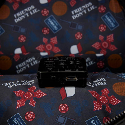 Loungefly Netflix: Stranger Things - Characters - 10th Anniversary - Light-Up Mini Backpack - Collectible Bags