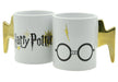 Tasse HP Brille Blitzgriff 460ml | Harry Potter | Hogwarts | Kaffee | Tee | Kakao| Becher | Keramiktasse | Keramikbecher | Geschenk | Geburtstag | Weihnachten | Blitz | Goldeffekt | Keramik