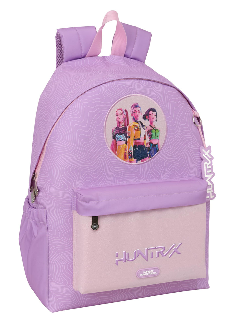 K-POP Demon Hunters - ICONIC - Laptop Backpack 14.1", Ideal for Young People of Different Ages, Comfortable and Versatile, Resistance, 31x13x43cm