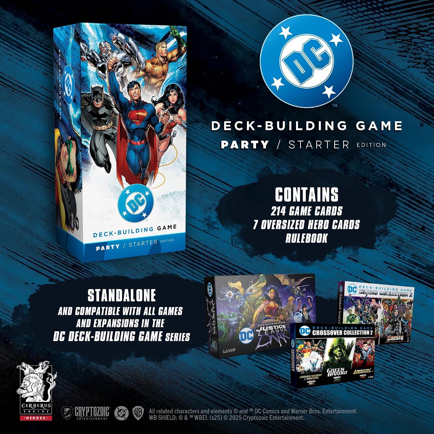Cryptozoic Entertainment DC Deck-Building Game (Party/Starter Edition