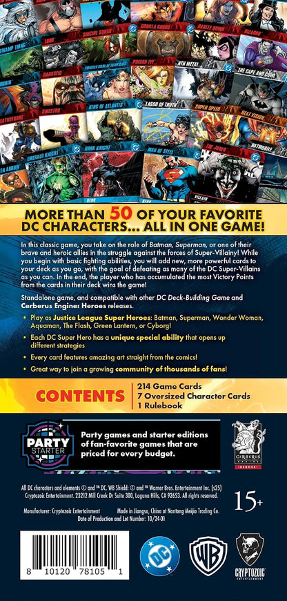 Cryptozoic Entertainment DC Deck-Building Game (Party/Starter Edition