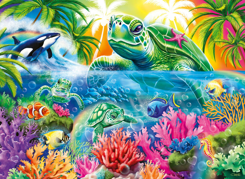 Ravensburger Kinderpuzzle 12004388 - Meeresschatz - farbenfrohes Unterwasser-Puzzle mit 300 großen Teilen, für Kinder ab 9 Jahren
