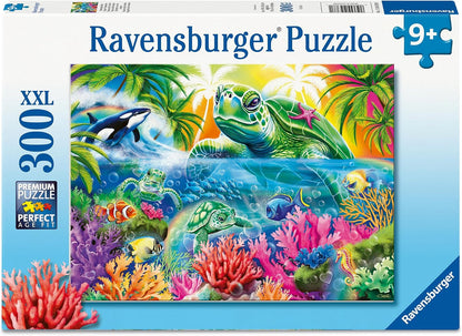 Ravensburger Kinderpuzzle 12004388 - Meeresschatz - farbenfrohes Unterwasser-Puzzle mit 300 großen Teilen, für Kinder ab 9 Jahren