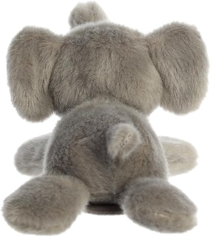 AURORA - 33401 - Shoulderkins Ella Elephant Soft Toy -15cm - Grey - Fun Buddy that Can Go Everywhere with You - Perfect for Kids 1+ Year - Ideal for Birthdays, Gifts or any occasion
