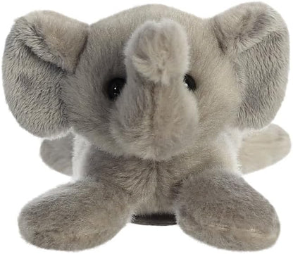 AURORA - 33401 - Shoulderkins Ella Elephant Soft Toy -15cm - Grey - Fun Buddy that Can Go Everywhere with You - Perfect for Kids 1+ Year - Ideal for Birthdays, Gifts or any occasion