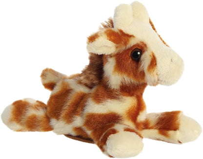 AURORA - 33404 - Shoulderkins Jules Giraffe Soft Toy - 15cm - Orange - Fun Buddy that Can Go Everywhere with You - Perfect for Kids 1+ Year - Ideal for Birthdays, Gifts or any occasion
