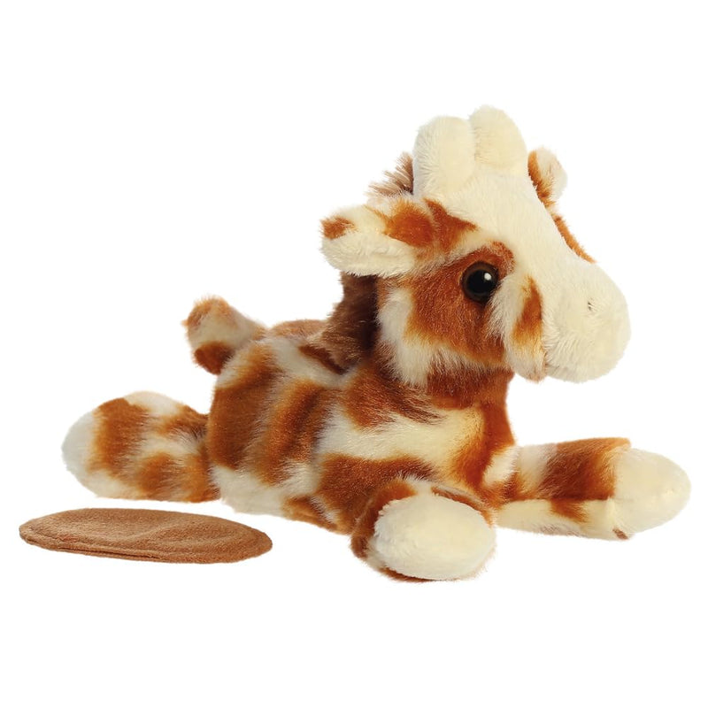 AURORA - 33404 - Shoulderkins Jules Giraffe Soft Toy - 15cm - Orange - Fun Buddy that Can Go Everywhere with You - Perfect for Kids 1+ Year - Ideal for Birthdays, Gifts or any occasion