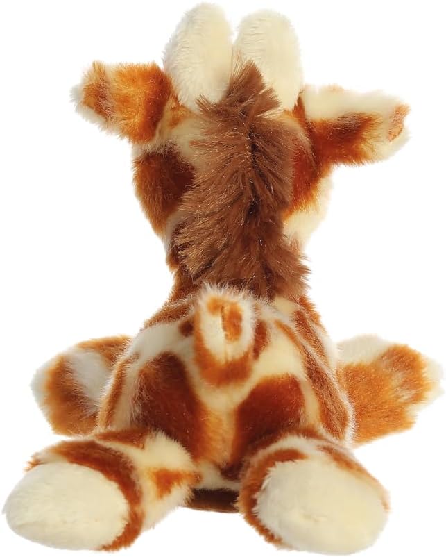 AURORA - 33404 - Shoulderkins Jules Giraffe Soft Toy - 15cm - Orange - Fun Buddy that Can Go Everywhere with You - Perfect for Kids 1+ Year - Ideal for Birthdays, Gifts or any occasion
