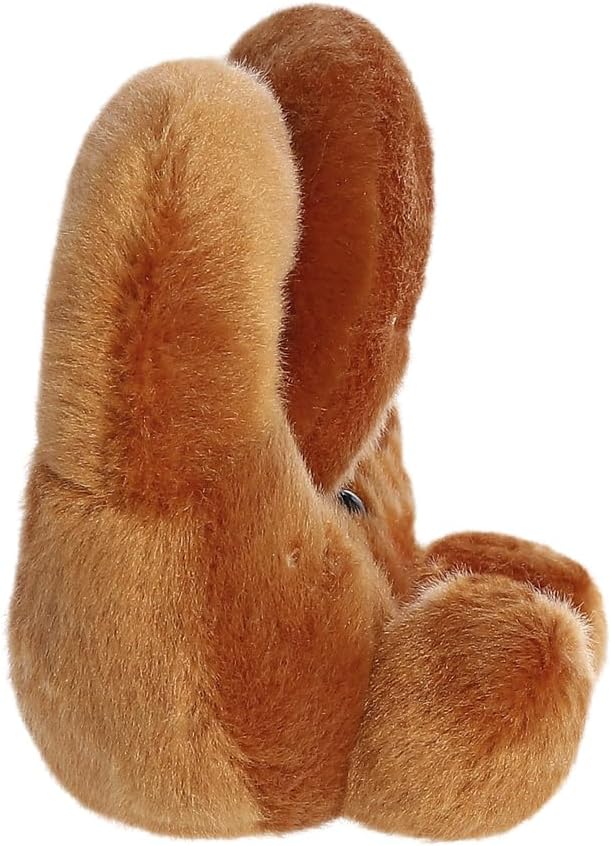 AURORA - 33885 – Palm Pals Twist Brezel 13 cm weiches Spielzeug – lustiges Sammlerstück Plüsch für Kinder und Erwachsene Sammler – perfekt für Geburtstage, Geschenke oder jeden Anlass – Braun
