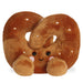 AURORA - 33885 – Palm Pals Twist Brezel 13 cm weiches Spielzeug – lustiges Sammlerstück Plüsch für Kinder und Erwachsene Sammler – perfekt für Geburtstage, Geschenke oder jeden Anlass – Braun