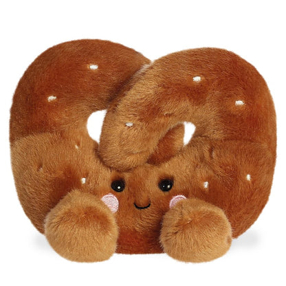 AURORA - 33885 – Palm Pals Twist Brezel 13 cm weiches Spielzeug – lustiges Sammlerstück Plüsch für Kinder und Erwachsene Sammler – perfekt für Geburtstage, Geschenke oder jeden Anlass – Braun