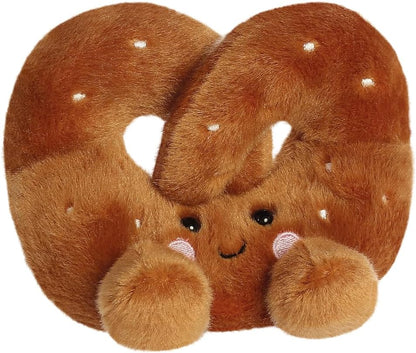 AURORA - 33885 – Palm Pals Twist Brezel 13 cm weiches Spielzeug – lustiges Sammlerstück Plüsch für Kinder und Erwachsene Sammler – perfekt für Geburtstage, Geschenke oder jeden Anlass – Braun
