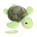 AURORA - 34382 - Shoulderkins Saavy Sea Turtle Plüschtier - 15 cm - Grün - Fun Buddy der überall mit Ihnen hin gehen kann - Perfekt für Kinder ab 1 Jahr - Ideal für Geburtstage, Geschenke oder jeden