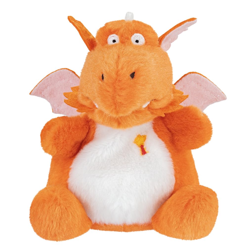 AURORA - 61681 -ZOG Palm Pals Soft Toy -13cm -Orange - Fun Collectable Plush for Kids and Adult Collectors - Perfect for Birthdays, Gifts or any occasion