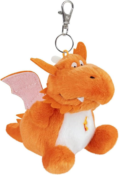 AURORA - 61682 - ZOG Palm Pals Clip-On Soft Toy - 10cm - Orange - Fun Collectable Plush for Kids and Adult Collectors - Perfect for Birthdays, Gifts or any occasion