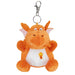 AURORA - 61682 - ZOG Palm Pals Clip-On Soft Toy - 10cm - Orange - Fun Collectable Plush for Kids and Adult Collectors - Perfect for Birthdays, Gifts or any occasion