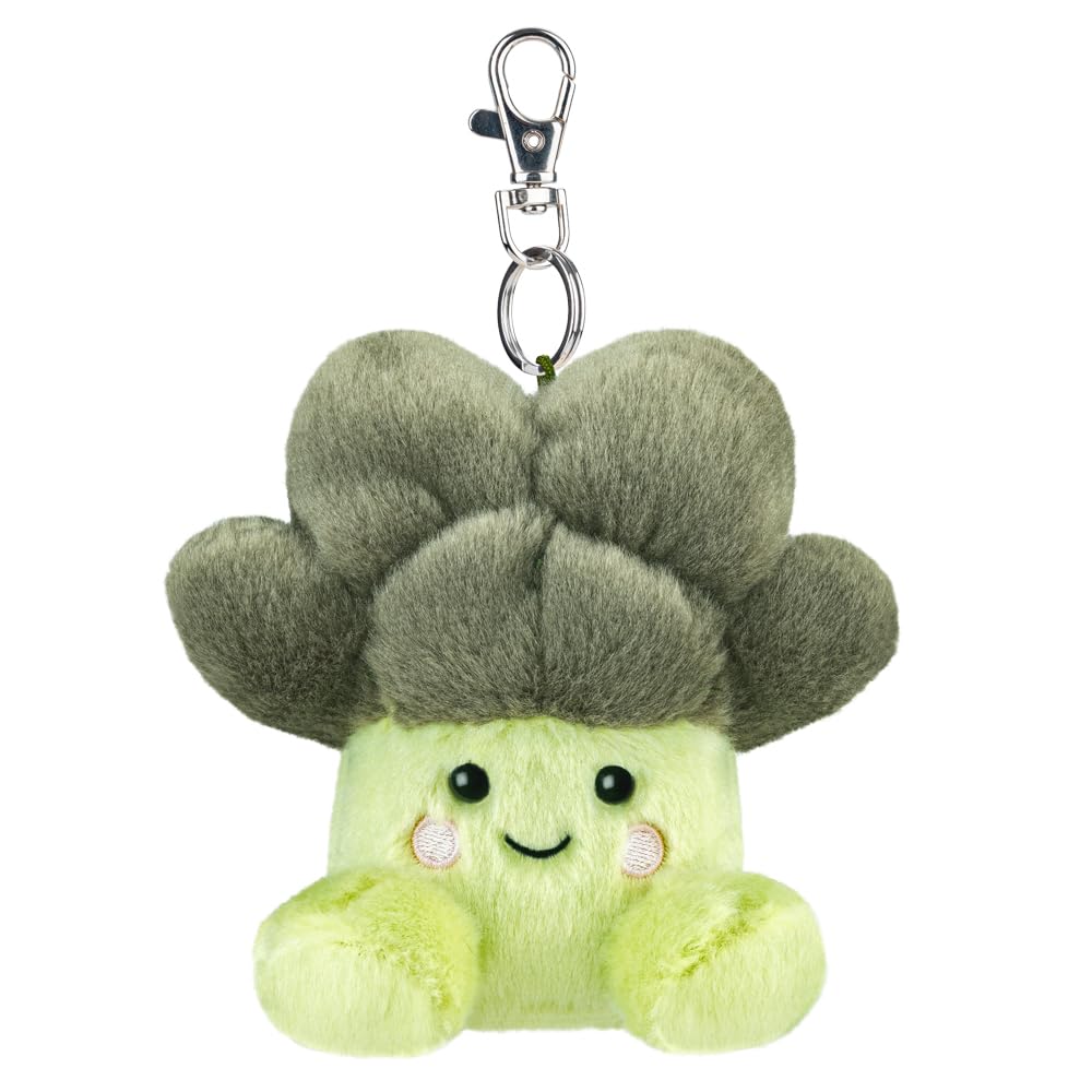 AURORA -61688 - Palmenfreunde Luigi Brokkoli zum Anklippen, 10 cm weiches Spielzeug, lustiges Sammlerstück für Kinder und Erwachsene, Sammler, perfekt für Geburtstage, Geschenke oder jeden Anlass