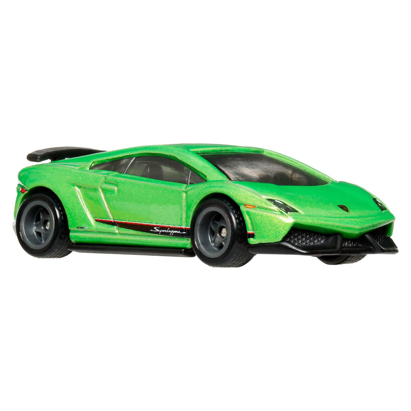 Hot Wheels - Premium - Lamborghini Gallardo LP 570-4 Superleggera - JHW33 - GJT68 - Boulevard Rider 1/48 - Premium Card - Real Riders - Green - Official Model - Mattel 2026-1:64