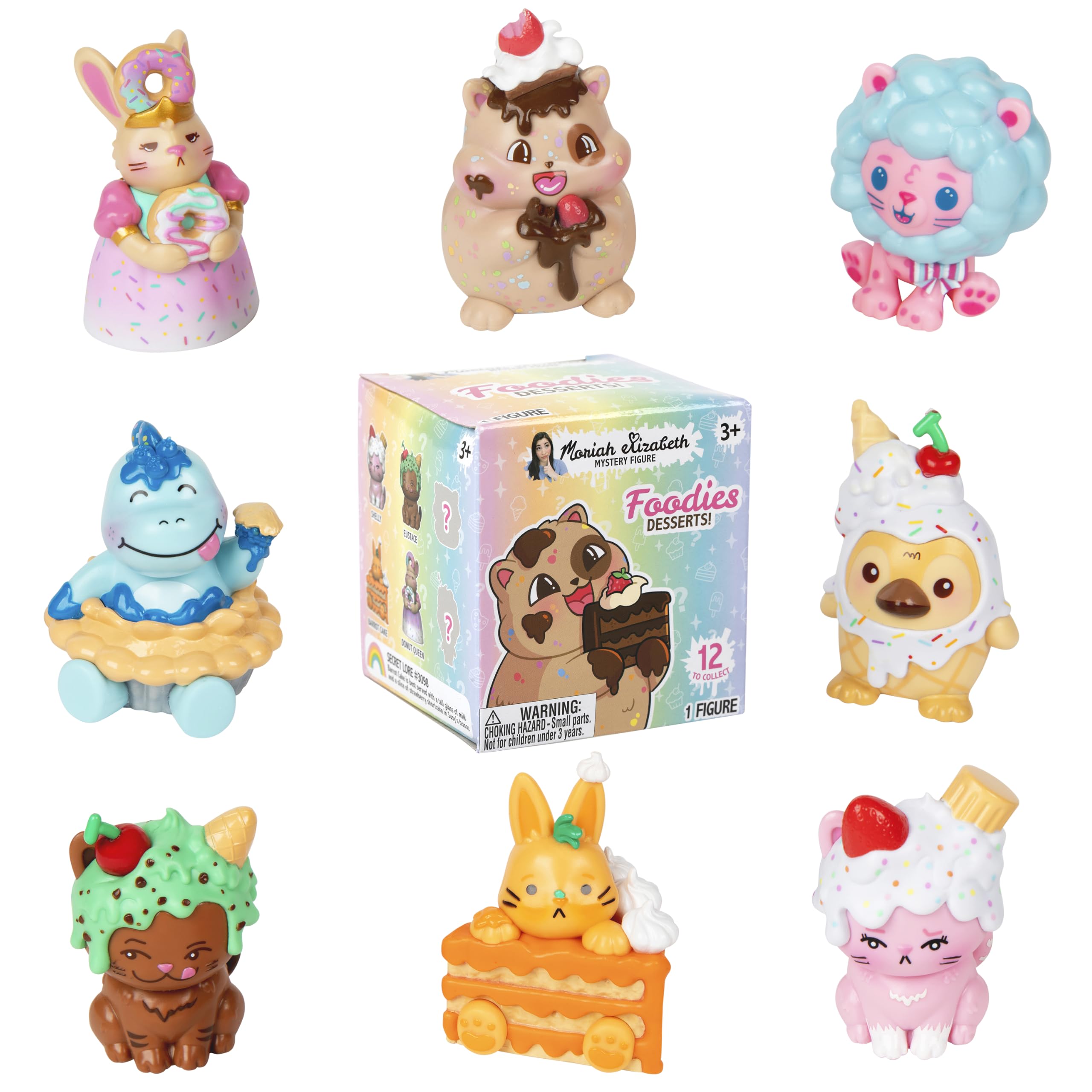 Moriah Elizabeth Series 4 Dessert Mystery Figures – Cute Blind‑Box Collectibles Featuring Shelly, Eustace, Baby Leon, Mega Chubs & More
