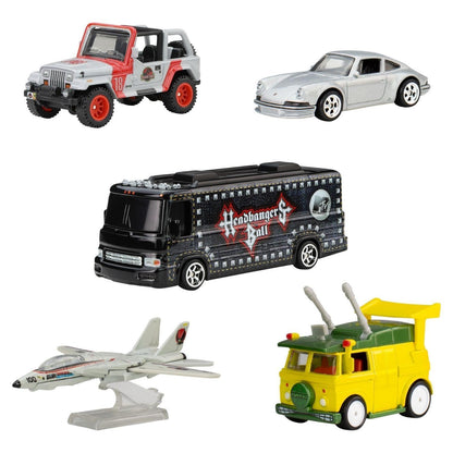 Hot Wheels Premium Pop Culture Collectible Volkswagen Kool Combi Car, Scale 1:64, Themed Design, Metal Frame, for Children from 3+ Years