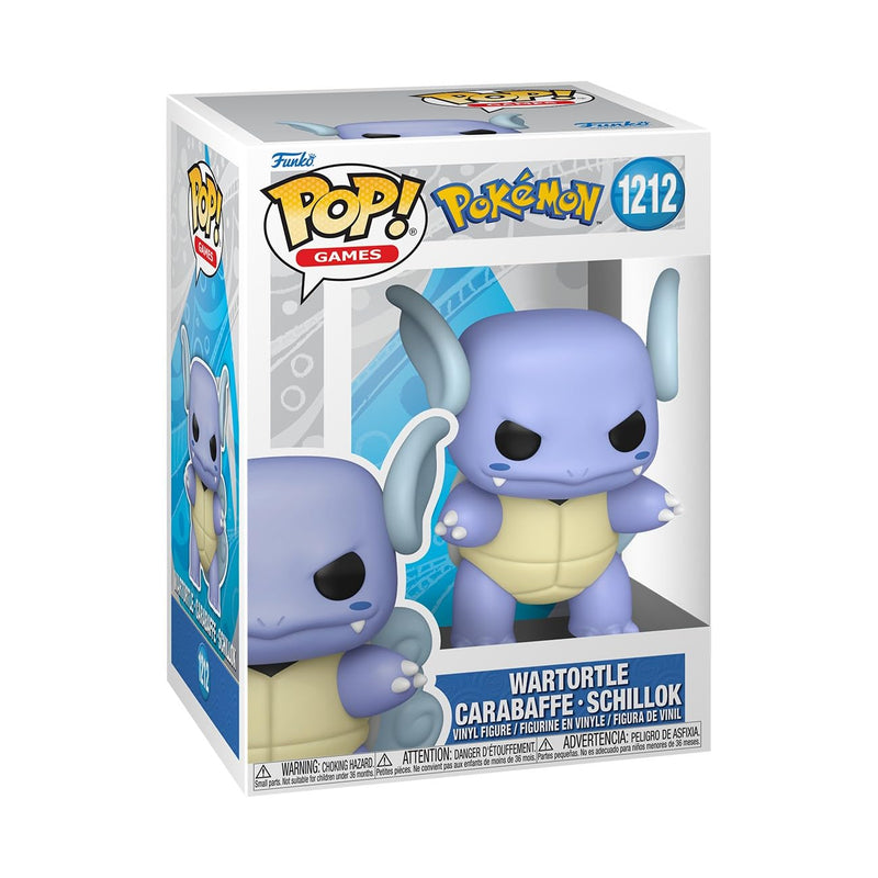 Funko POP! Games: Pokemon - Wartortle - Sammelbare Vinylfigur - Geschenkidee - Offizielles Merchandise - Spielzeug für Kinder & Erwachsene - Modellfigur für Sammler und zur Ausstellung