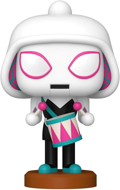 Funko POP! Marvel: Holiday - Ghost-Spider (Nutcracker) | Offizieller Fanartikel und Merch - Vinyl Sammelfigur als Regal Deko - Geschenkidee zum Geburtstag für Fans und Sammler