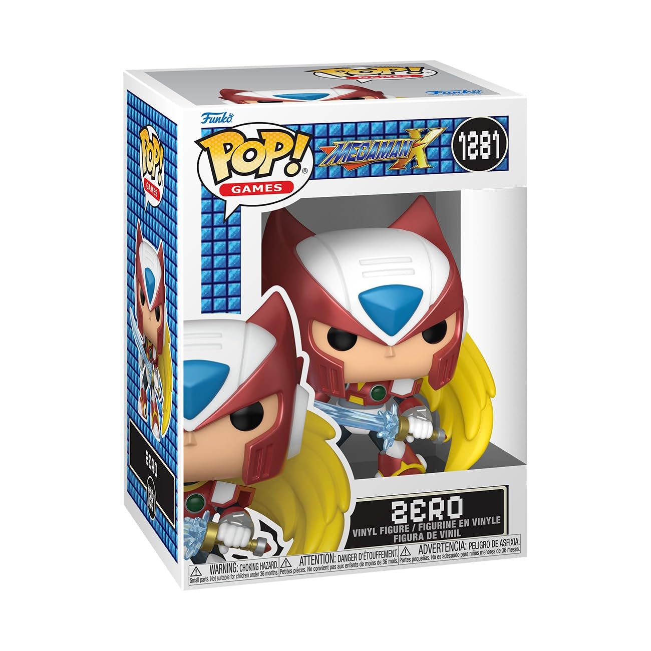 Funko POP! Games: Mega Man - Zero | Offizieller Fanartikel und Merch - Vinyl Sammelfigur als Regal Deko - Geschenkidee zum Geburtstag für Fans und Sammler