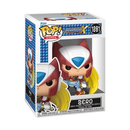 Funko POP! Games: Mega Man - Zero | Offizieller Fanartikel und Merch - Vinyl Sammelfigur als Regal Deko - Geschenkidee zum Geburtstag für Fans und Sammler