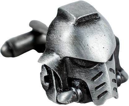 Warhammer 40.000 Space Marine Symbol Manschettenknöpfe - Offiziell lizenziertes Premium Metall Design Geschenk Schmuck, Einheitsgröße, Zink, Kein Edelstein